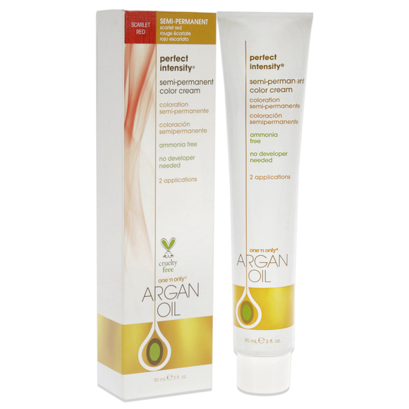 Argan Oil Perfect Intensity Semi-Permanent Color - Scarlet Red One n Only 3 oz - Picture 3 of 5